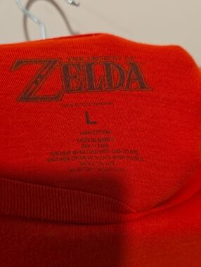 The Legend of Zelda Red Short Sleeve Tee - Size L